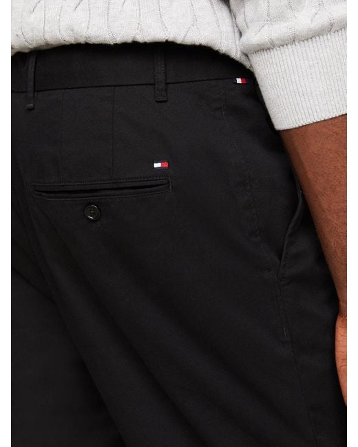 Tommy Hilfiger Black 1985 Collection Mercer Straight Chinos for men