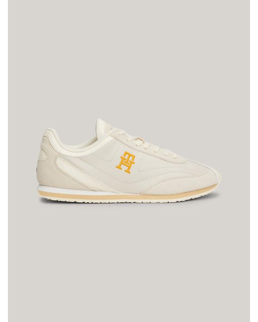 Tommy Hilfiger Natural Heritage Runner Suede Trainers