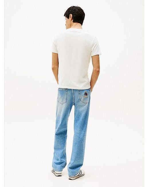 Tommy Hilfiger Set Van 2 Extra Slim Fit T-Shirts Met Vlag in het Blue voor heren