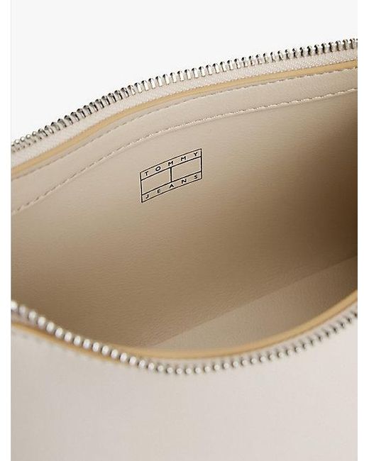 Tommy Hilfiger Natural Schultertasche Mit Logo-Emblem