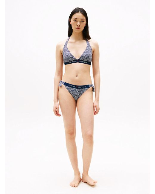 Tommy Hilfiger Green Original Padded Halterneck Bikini Top