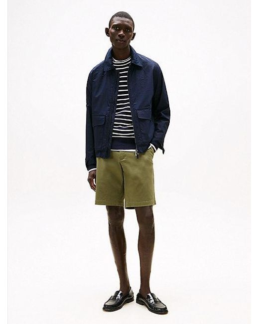 Tommy Hilfiger Harlem 1985 Chino Short Met Relaxed Fit in het Blue voor heren