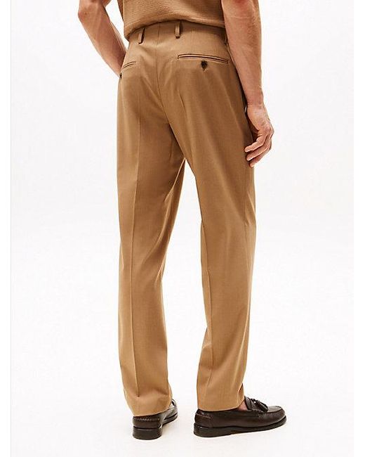 Tommy Hilfiger Pak Van Twill Met Wol in het Natural voor heren