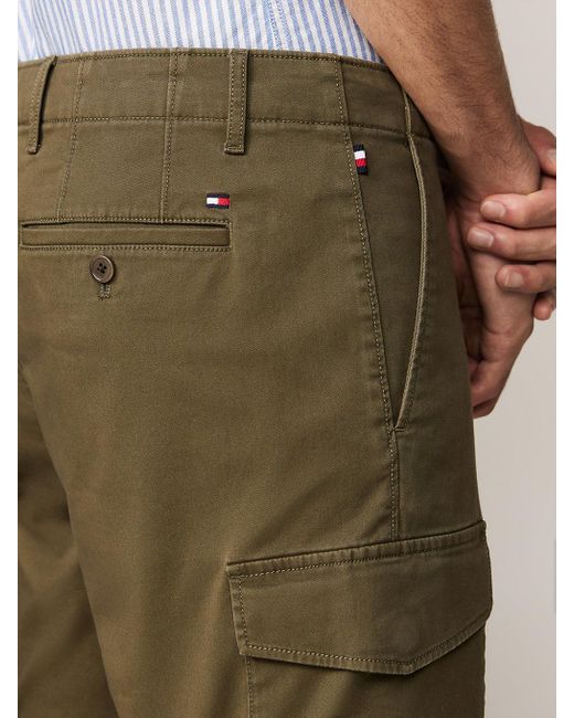 Tommy Hilfiger Green 1985 Collection Relaxed Cargo Shorts for men