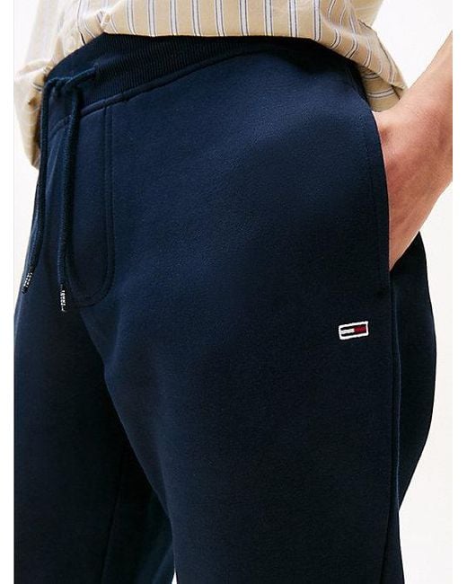 Joggers Con Bajo Elástico Y Corte Slim Tommy Hilfiger de hombre de color Blue