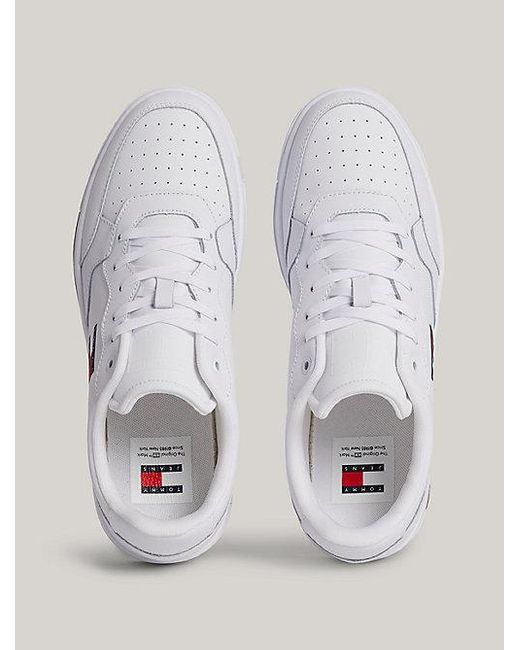 Tommy Hilfiger Essential Retro-Sneaker mit Logo in White für Herren