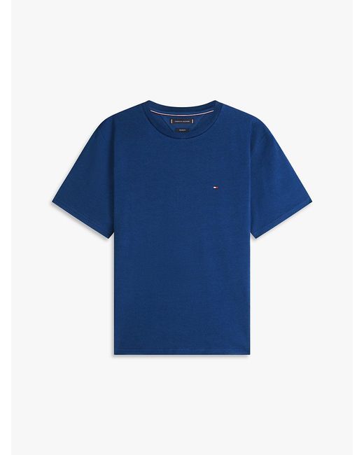 Tommy Hilfiger Blue Flag Embroidery Jersey Relaxed T-Shirt for men