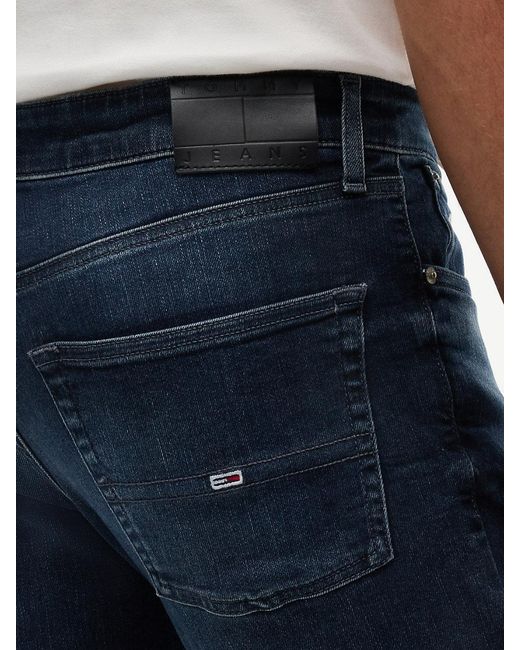 Tommy Hilfiger Blue Scanton Faded Slim Jeans for men
