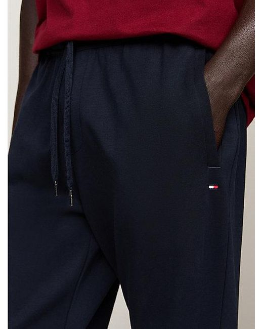 Tommy Hilfiger Jogger Met Trekkoord En Geborduurde Vlag in het Red voor heren
