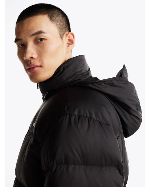 Tommy Hilfiger Black Down Alaska Puffer Jacket for men