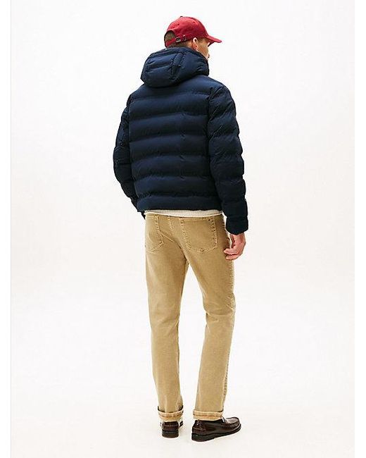 Tommy Hilfiger Tech Waterafstotend Jack Met Thermo-Isolatie in het Blue voor heren