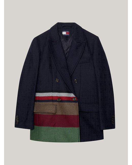 Blazer boxy Tommy x Pendleton New York Stripe Tommy Hilfiger pour homme en coloris Blue