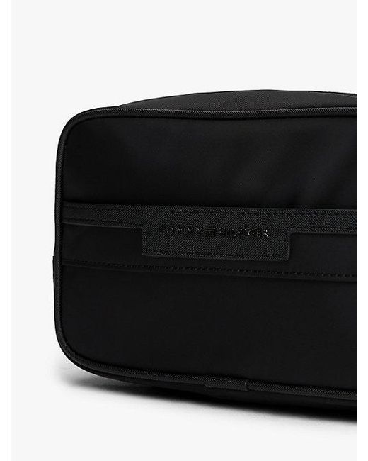 Neceser Con Logo Metálico Tommy Hilfiger de hombre de color Black