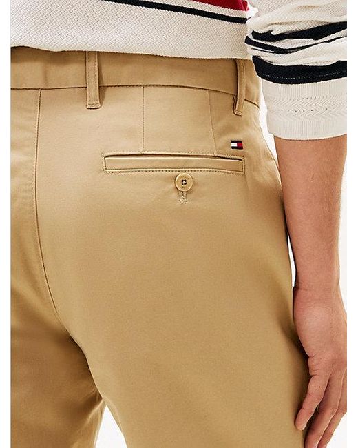 Tommy Hilfiger 1985 Harlem Relaxed Fit Chino Short in het Natural voor heren