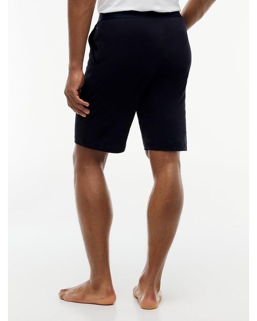 Tommy Hilfiger Blue Jersey Logo Shorts for men