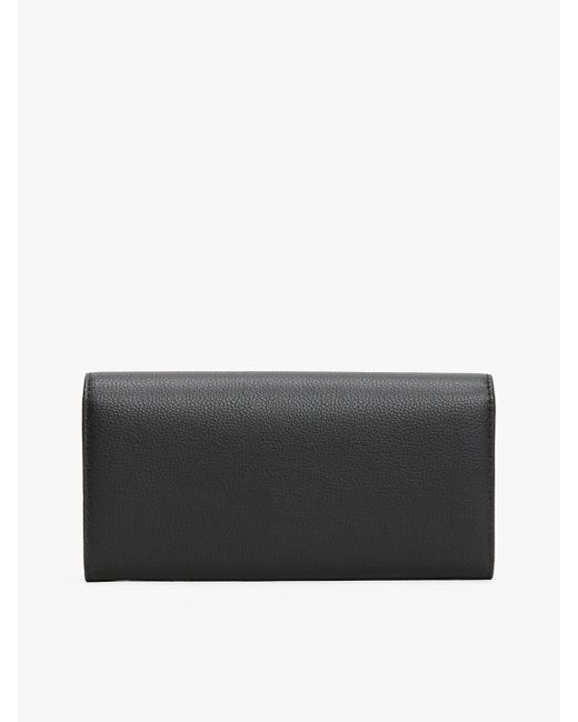 Tommy Hilfiger Black Flap Closure Wallet