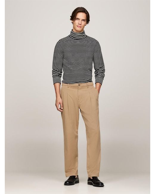 Tommy Hilfiger Black Smart Casual Roll Neck Jumper for men