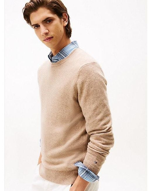 Jersey Informal De Pura Cachemira Tommy Hilfiger de hombre de color Natural