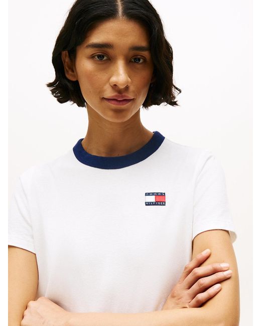 T-Shirt Décontracté À Logo Hilfiger Sailing Tommy Hilfiger en coloris White