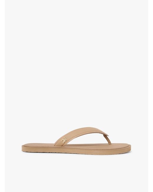 Tommy Hilfiger Green Chic Th Monogram Flip-flops