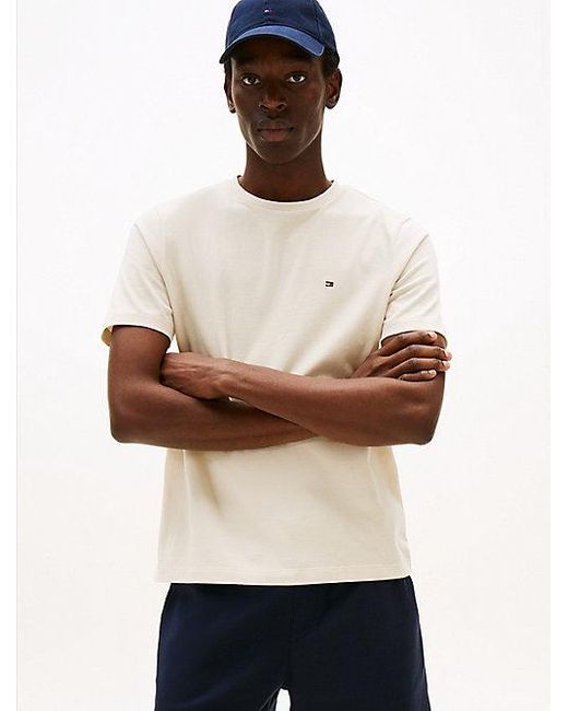 Camiseta De Cuello Redondo Tommy Hilfiger de hombre de color White