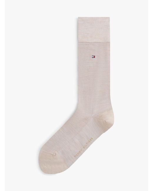 Lot De 1 Paire De Chaussettes À Drapeau Brodé Tommy Hilfiger pour homme en coloris White