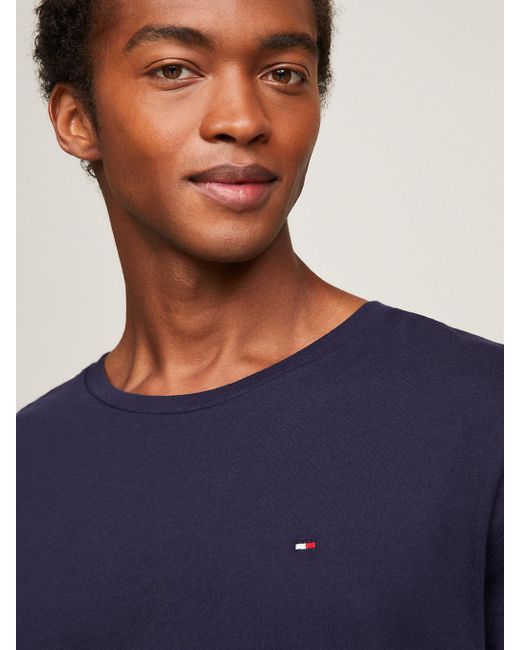 Tommy Hilfiger Blue Organic Cotton T-shirt for men