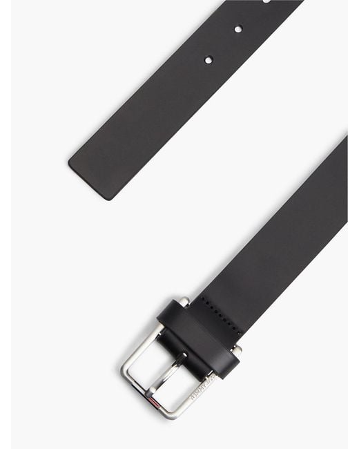 Cintura Austin di Tommy Hilfiger in Black da Uomo