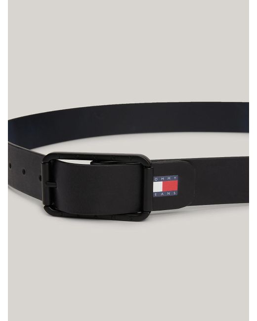 Tommy Hilfiger Black Reversible Leather Belt for men