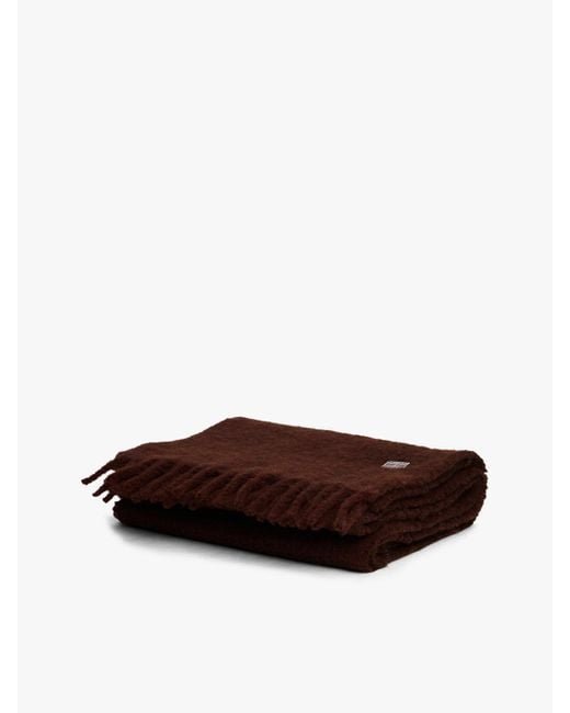 Écharpe Heritage En Laine Mélangée À Plaque Tommy Hilfiger en coloris Brown