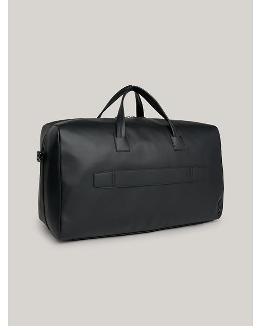 Tommy Hilfiger Black Signature Duffel Bag for men