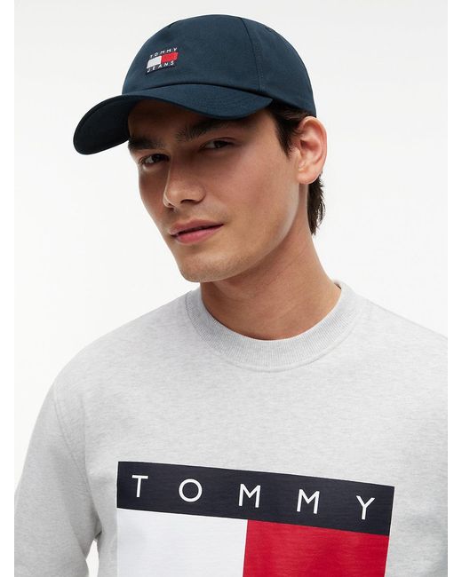 Tommy Hilfiger Blue Heritage Logo Baseball Cap for men
