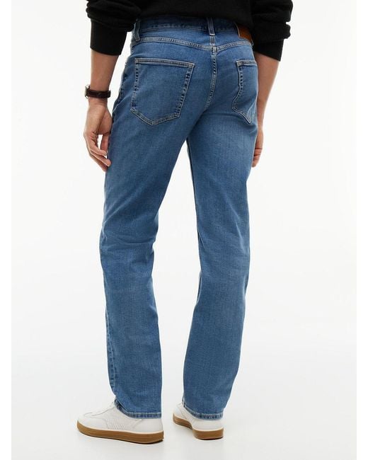 Tommy Hilfiger Blue Denton Faded Straight Leg Jeans for men