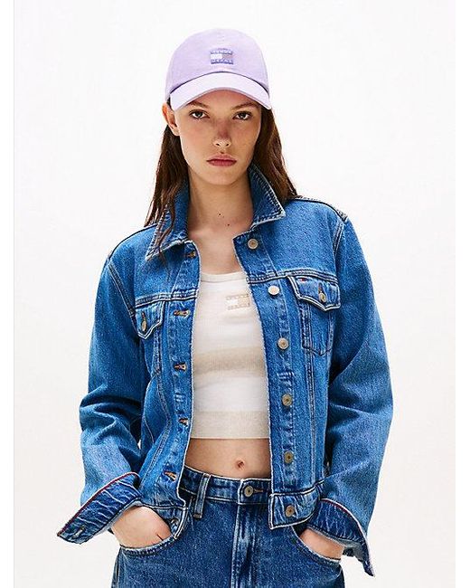 Gorra De Béisbol Heritage Con Logo Tonal Tommy Hilfiger de color Purple