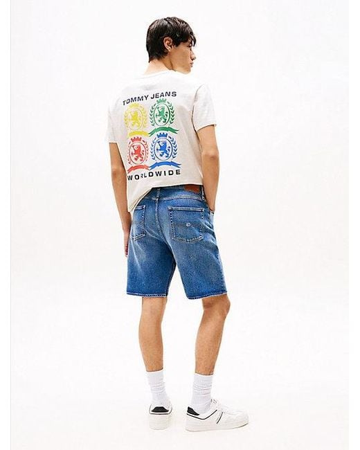 Tommy Hilfiger Isaac Relaxed Denim Short in het Blue voor heren