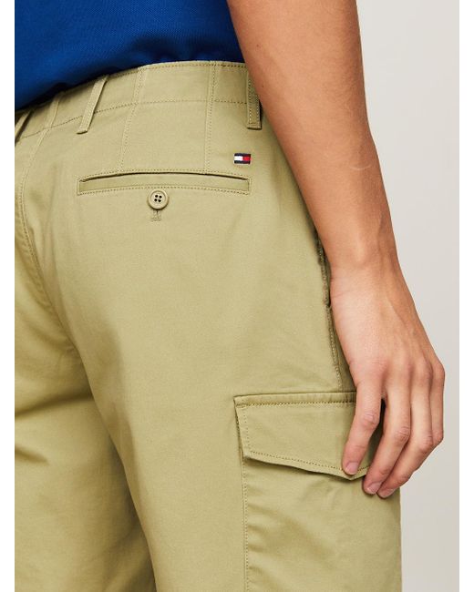 Tommy Hilfiger Green 1985 Collection Harlem Relaxed Cargo Shorts for men