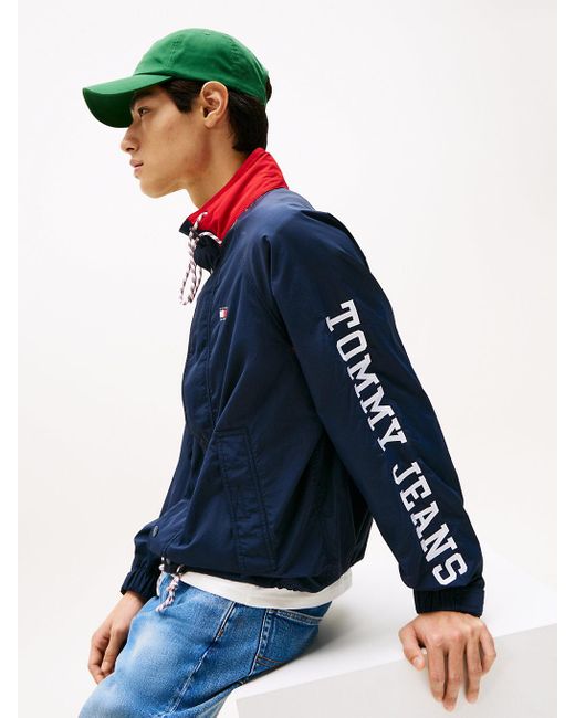 Veste Décontractée Colour-Block À Logo Tommy Hilfiger pour homme en coloris Blue