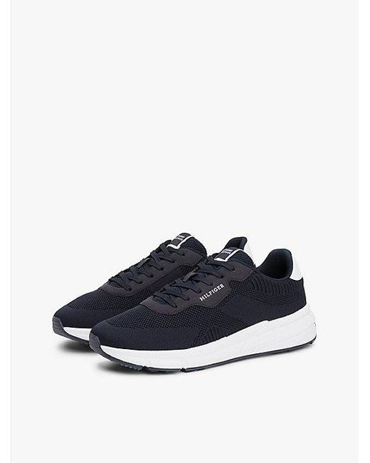 Tommy Hilfiger Leichtgewichtiger Sneaker Aus Strick in Blue für Herren