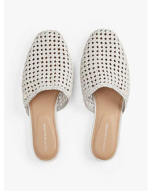 Mocasines The Runway Collection De Ganchillo Tommy Hilfiger de color White