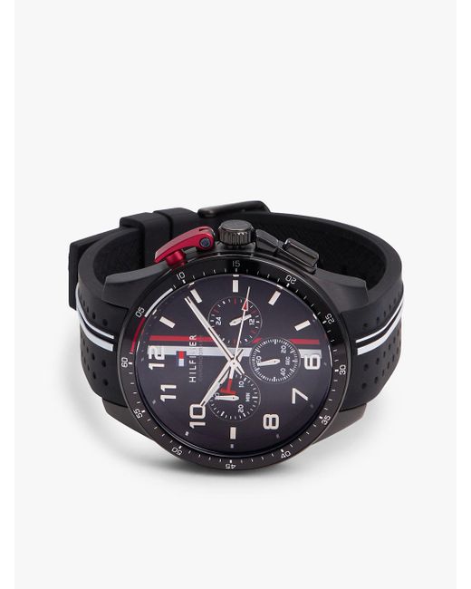 Orologio Cronografo Con Cinturino di Tommy Hilfiger in Gray da Uomo