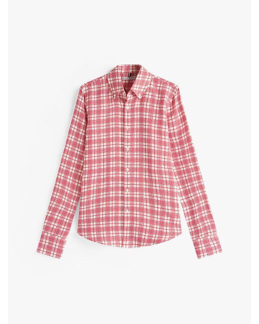 Chemise En Soie Mélangée The Runway Collection Tommy Hilfiger en coloris Pink