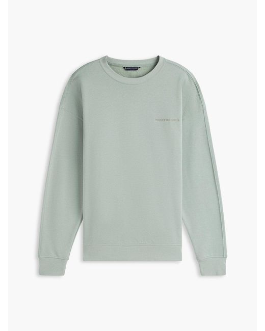Tommy Hilfiger Gray Essential Logo Terry Lounge Track Top for men