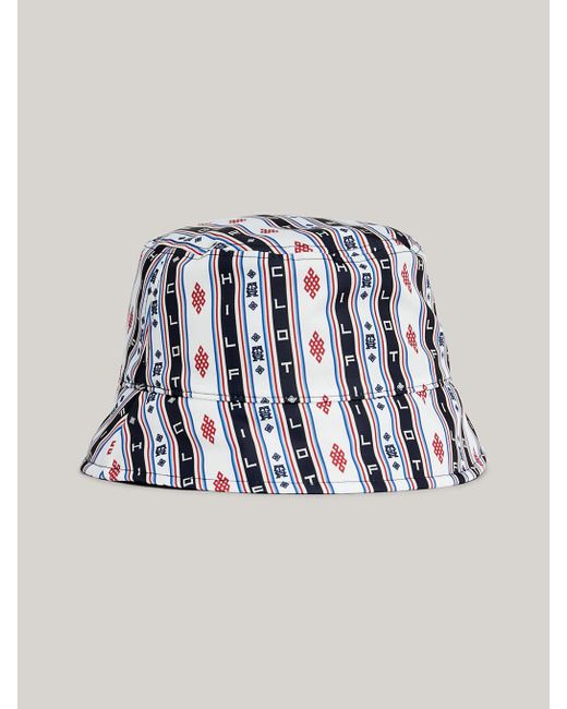 Tommy Hilfiger Blue Tommy X Clot Reversible Stripe Bucket Hat for men
