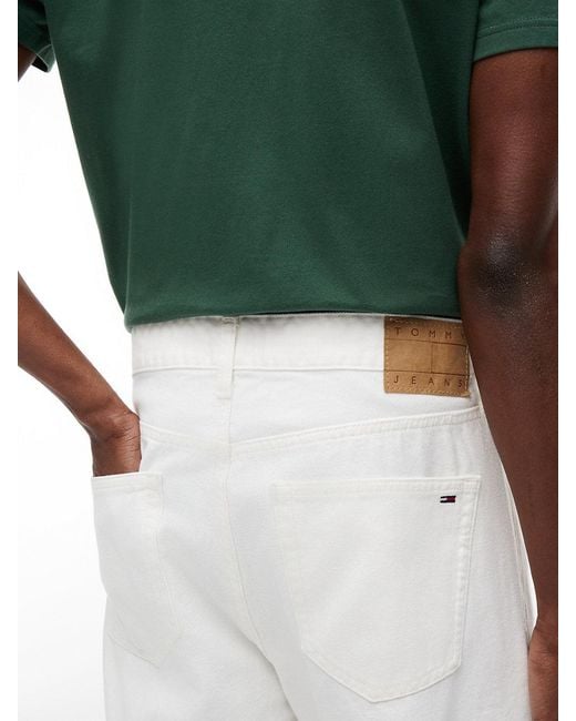 Tommy Hilfiger White Otis Regular Straight Leg Jeans for men