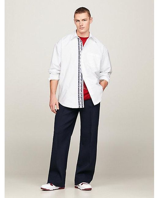 Camisa Oxford Tommy x CLOT de rayas Tommy Hilfiger de hombre de color White