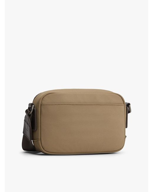 Tommy Hilfiger Brown Heritage Colour-Blocked Crossbody Camera Bag for men