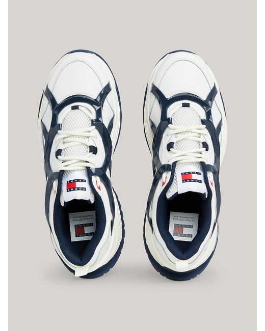Tommy Hilfiger Metallic Cage Mesh Runner Trainers for men