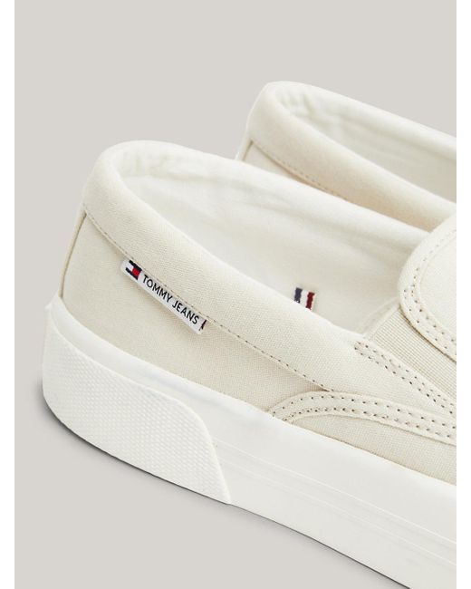 Tommy Hilfiger Natural Canvas Pull-on Trainers for men