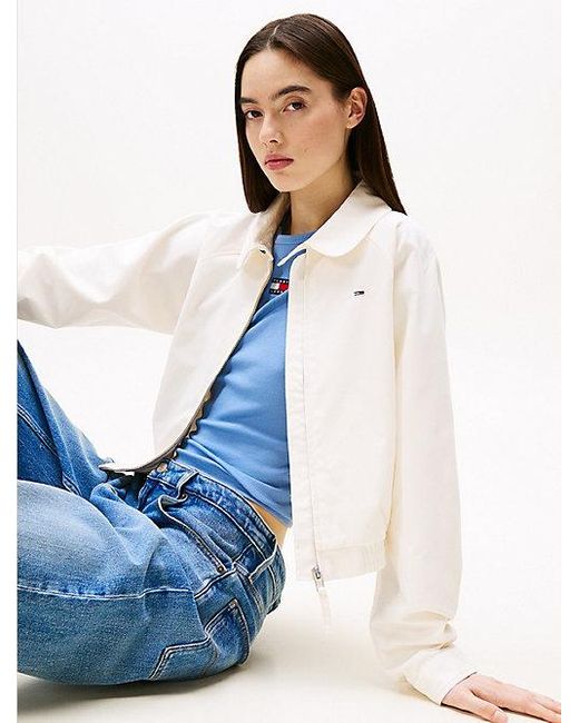 Tommy Hilfiger Blue Tommy Badge Wasserabweisende Jacke
