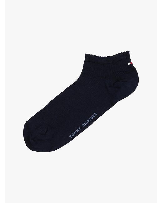 Tommy Hilfiger Blue 1-pack Ribbed Trainer Socks